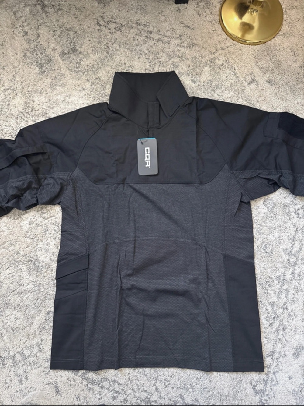 CQB Black Military Field Pullover Jacket